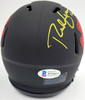 Rich Gannon Autographed Kansas City Chiefs Eclipse Black Speed Mini Helmet Beckett BAS Stock #190034