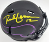 Rich Gannon Autographed Minnesota Vikings Eclipse Black Speed Mini Helmet Beckett BAS Stock #190033
