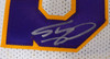 Los Angeles Lakers Shaquille Shaq O'Neal Autographed White Jersey Signed on #3 Beckett BAS Stock #191133