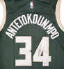 Milwaukee Bucks Giannis Antetokounmpo Autographed Green Nike Jersey Size XXL Beckett BAS Stock #191165