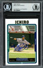 Ichiro Suzuki Autographed 2005 Topps Card #400 Seattle Mariners Beckett BAS #12668641