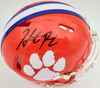 Hunter Renfrow Autographed Clemson Tigers Orange Speed Mini Helmet Beckett BAS Stock #191546 Hunter Renfrow Autographed Clemson Tigers Orange Speed Mini Helmet Beckett BAS Stock #191546
