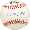 Hideki Irabu & Mac Suzuki Autographed Official AL Baseball 1st Matchup of Japanese Pitchers "5/7/1999" Beckett BAS #X12662