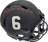 Devonta Smith Autographed Alabama Crimson Tide Eclipse Black Full Size Authentic Speed Helmet "Smitty" Beckett BAS Stock #191977