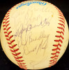 1987 Seattle Mariners Autographed Official AL Baseball With 25 Total Signatures Including Dick Williams SKU #192488