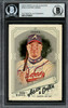 Chipper Jones Autographed 2018 Topps Allen & Ginter Card #162 Atlanta Braves Beckett BAS #12750837