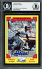 Rod Carew Autographed 1982 Topps Drakes Card #6 California Angels Beckett BAS #12753707