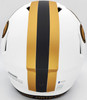 Drew Brees Autographed New Orleans Saints Lunar Eclipse White Full Size Replica Speed Helmet Beckett BAS Stock #193498