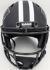 Russell Wilson Autographed Wisconsin Badgers Eclipse Black Full Size Speed Replica Helmet RW Holo & Beckett BAS Stock #194001