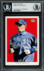 Ichiro Suzuki Autographed 2002 Topps 206 Card #256A Seattle Mariners Beckett BAS Stock #194232