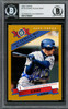 Ichiro Suzuki Autographed 2002 Topps Card #716 Seattle Mariners Beckett BAS Stock #194239