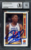 Dennis Rodman Autographed 1991-92 Upper Deck Card #457 Detroit Pistons Auto Grade Gem Mint 10 Beckett BAS Stock #194504