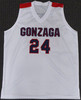 Gonzaga Bulldogs Corey Kispert Autographed White Jersey MCS Holo Stock #194894