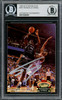 Shaquille Shaq O'Neal Autographed 1992-93 Stadium Club Members Only Rookie Card #201 Orlando Magic Beckett BAS #13020291