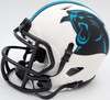 Sam Darnold Autographed Carolina Panthers Lunar Eclipse White Speed Mini Helmet Beckett BAS QR Stock #195169