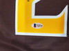 San Diego Padres Fernando Tatis Jr. Autographed Brown Jersey Beckett BAS Stock #195287