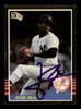 Jose Rijo Autographed 1985 Donruss Rookie Card #492 New York Yankees SKU #195529