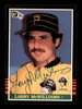 Larry McWilliams Autographed 1985 Donruss Card #78 Pittsburgh Pirates SKU #195582