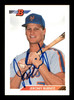 Jeromy Burnitz Autographed 1992 Bowman Rookie Card #189 New York Mets SKU #195646