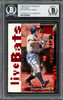 Chipper Jones Autographed 1999 Skybox Live Bats Card #13 Atlanta Braves Beckett BAS #13020801