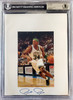 Paul Pierce Autographed 8.5x11 Photo Sheet Boston Celtics Beckett BAS Stock #196068