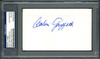 Calvin Griffith Autographed 3x5 Index Card Minnesota Twins Owner PSA/DNA #83862552 Calvin Griffith Autographed 3x5 Index Card Minnesota Twins Owner PSA/DNA #83862552