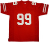 San Francisco 49ers Javon Kinlaw Autographed Red Jersey Beckett BAS Stock #196408