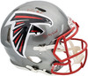 Kyle Pitts Autographed Atlanta Falcons Flash Silver Full Size Authentic Speed Helmet "Dirty Bird" Beckett BAS QR Stock #197066