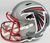 Matt Ryan Autographed Atlanta Falcons Flash Silver Full Size Replica Speed Helmet "2016 NFL MVP" Beckett BAS QR Stock #197075