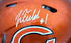 Justin Fields Autographed Chicago Bears Flash Orange Full Size Authentic Speed Helmet Beckett BAS QR Stock #197094