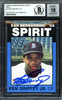 Ken Griffey Jr. Autographed 1988 Best Rookie Card #1 San Bernardino Spirit Auto Grade Gem Mint 10 Beckett BAS #13314010