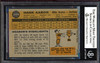 Hank Aaron Autographed 1960 Topps Card #300 Milwaukee Braves Vintage Signature Beckett BAS #13022247