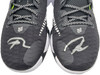 Giannis Antetokounmpo Autographed Black Nike Immortality Shoes Milwaukee Bucks Size 12.5 Pair Beckett BAS QR Stock #197428