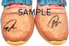 Giannis Antetokounmpo Autographed Crimson Bliss Nike Zoom Freak Shoes Milwaukee Bucks Size 16 Pair Beckett BAS QR Stock #197440
