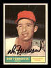 Don Ferrarese Autographed 1961 Topps Card #558 Philadelphia Phillies High Number SKU #197796