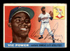 Vic Power Autographed 1955 Topps Card #30 Kansas City A's SKU #198343