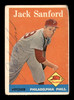 Jack Sanford Autographed 1958 Topps Card #264 Philadelphia Phillies SKU #198507