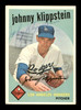 Johnny Klippstein Autographed 1959 Topps Card #152 Los Angeles Dodgers SKU #198687