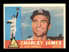 Charley Charlie James Autographed 1960 Topps Card #517 St. Louis Cardinals SKU #198697