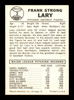 Frank Lary Autographed 1960 Leaf Card #3 Detroit Tigers SKU #198800