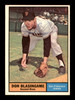 Don Blasingame Autographed 1961 Topps Card #294 San Francisco Giants SKU #198828