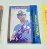 Ken Griffey Jr. Autographed Sealed 1989 Donruss Baseball Rack Pack Rookie Seattle Mariners Beckett BAS #BB79344