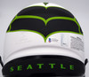 Russell Wilson Autographed Seattle Seahawks White Lunar Eclipse Full Size Authentic Hyper Speed Flex Helmet "SB XLVIII Champs" RW Holo & Beckett BAS #WE95224