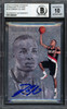 Damian Lillard Autographed 2012-13 Panini Intrigue Rookie Card #132 Portland Trail Blazers Auto Grade Gem Mint 10 Beckett BAS #13605401