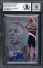 Damian Lillard Autographed 2012-13 Panini Intrigue Rookie Card #140 Portland Trail Blazers Auto Grade Gem Mint 10 Beckett BAS #13605412