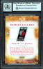 Damian Lillard Autographed 2012-13 Panini Brilliance Scorers Inc. Rookie Card #20 Portland Trail Blazers Auto Grade Gem Mint 10 Beckett BAS #13605500