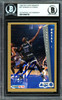 Shaquille Shaq O'Neal Autographed 1992-93 Fleer Drake's Rookie Card #37 Orlando Magic Beckett BAS #13446738