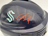 Ryan Donato Autographed Seattle Kraken Blue Mini Helmet Fanatics Holo Stock #200878
