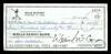 Willie McCovey Autographed 2.75x6 Check San Francisco Giants 1216 SKU #201475