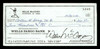 Willie McCovey Autographed 2.75x6 Check San Francisco Giants 1240 SKU #201476